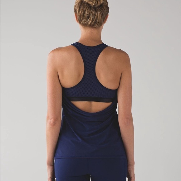 Lululemon Fit Physique Tank Hero Blue 8 - Picture 2 of 9
